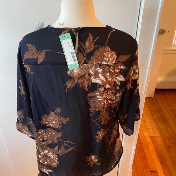 Brand new navy stitch fix fun2fun Blouse M - Picture 2 of 12